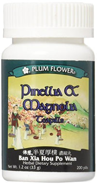 Pinellia & Magnolia Teapills (Ban Xia Hou Po Wan), 200 ct, Plum Flower