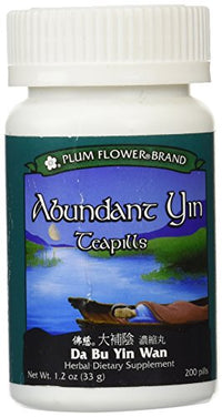 Plum Flower - Abundant Yin Teapills (Da Bu Yin Wan), 200 Pills