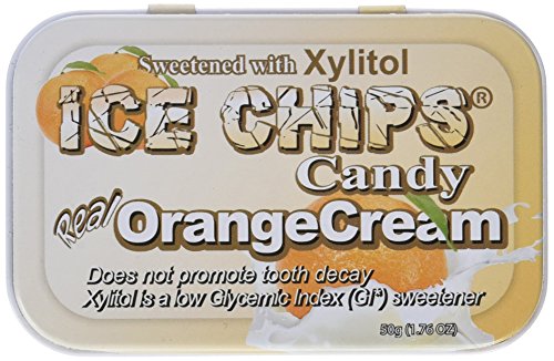 Ice Chips Hand Crafted Candy Tin Orange Cream - 1.76 oz