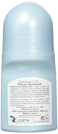 LAVILIN Roll On Deodorant for Women and Men - Aluminum Free Deodorant with Up to 72 Hour Long-Lasting Protection and Odor Control  Alcohol, Paraben and Cruelty FREE Sensitive Skin deodorant (2 oz)