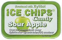 ICE CHIPS Sour Apple Candy, 1.76 Ounce