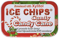 Ice Chips Candy naturally sweetened with xylitol Candy Cane 1.76 ounce (Packaging may vary)