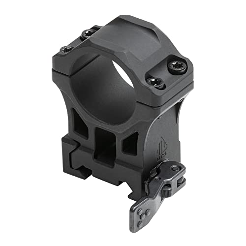 UTG ACCU-SYNC QR 1" High Profile Scope Rings, Picatinny, Black