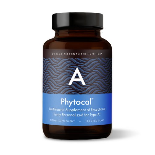 D'Adamo Personalized Nutrition - Phytocal A 120 vcaps bottle