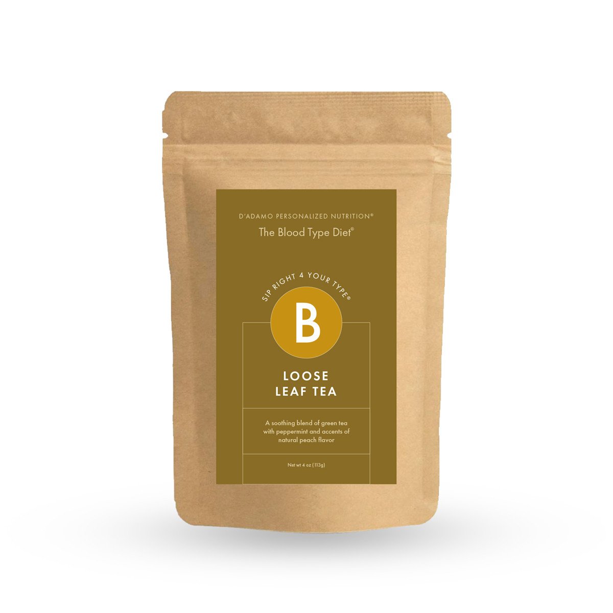 D'Adamo - Sip Right 4 Your Type Tea B - Loose Tea Blend