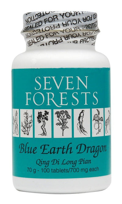 Blue Earth Dragon By Seven Forests, 100 Tablets, 700 Mg. Each