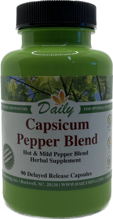 Daily Manufacturing Capsicum Pepper Blend (Capsicum Annuum is The Active Ingredient in Cayenne Pepper)