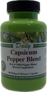 Daily Manufacturing Capsicum Pepper Blend (Capsicum Annuum is The Active Ingredient in Cayenne Pepper)