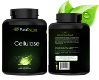 PuraDyme - Cellulase Enzyme Supplement, Supports Digestive Health, 180 Capsules bottle
