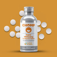 CHOMP Super Whitening Cool Fruit NHAP Toothpaste Tablets