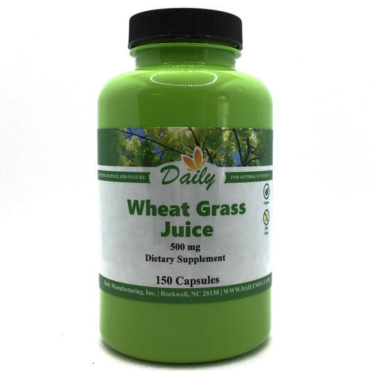 Daily Manufacturing Organic Dehydrated Wheat Grass Juice Capsules