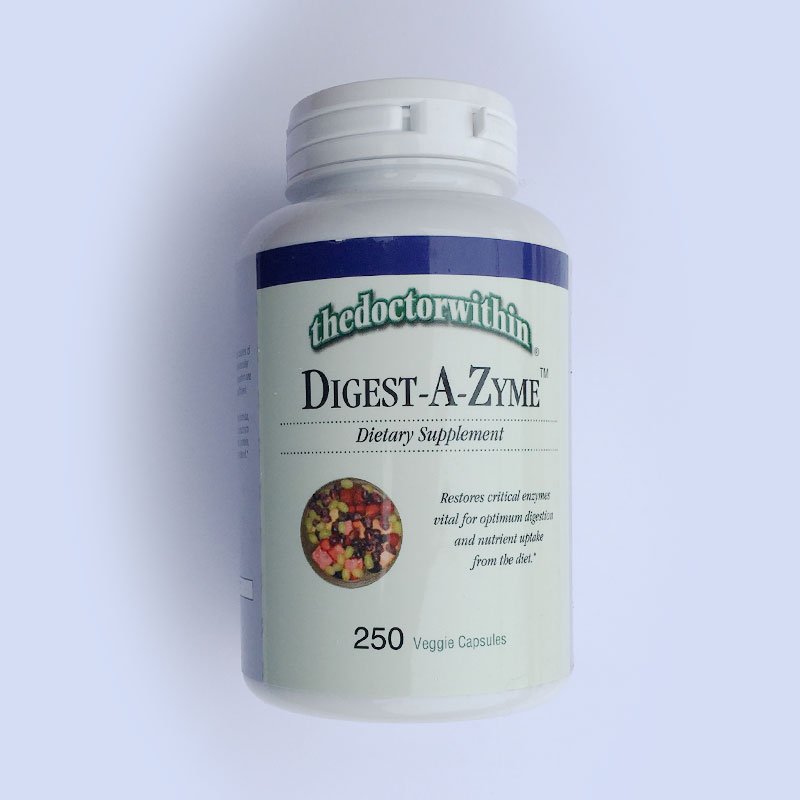 The Doctor Within - Digest-A-Zyme - Restores Critical Digestive Enzymes - 250 Veggie Capsules