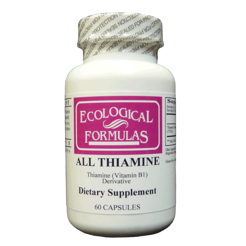 Ecological Formulas All Thiamine, 250 Capsules