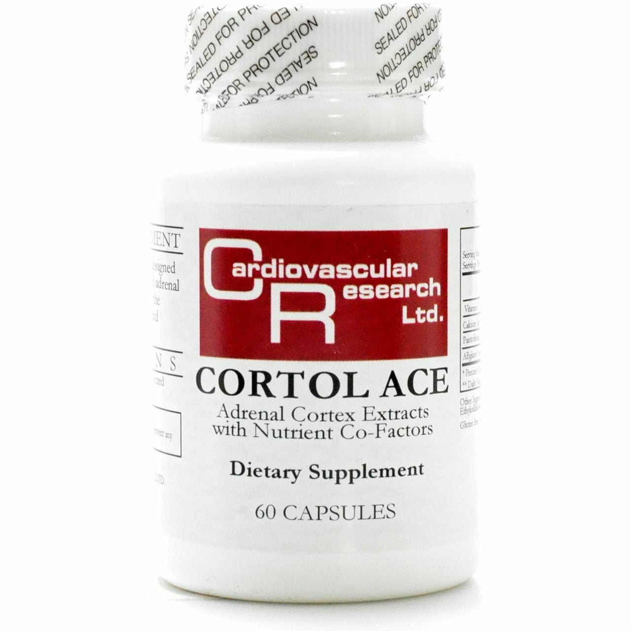 Cardiovascular Research Cortol Ace, White, 60 Count