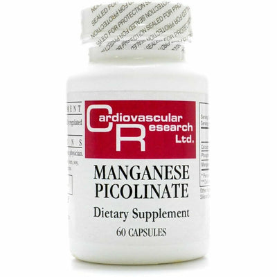 Cardiovascular Research Manganese Picolinate, White, 60 Count