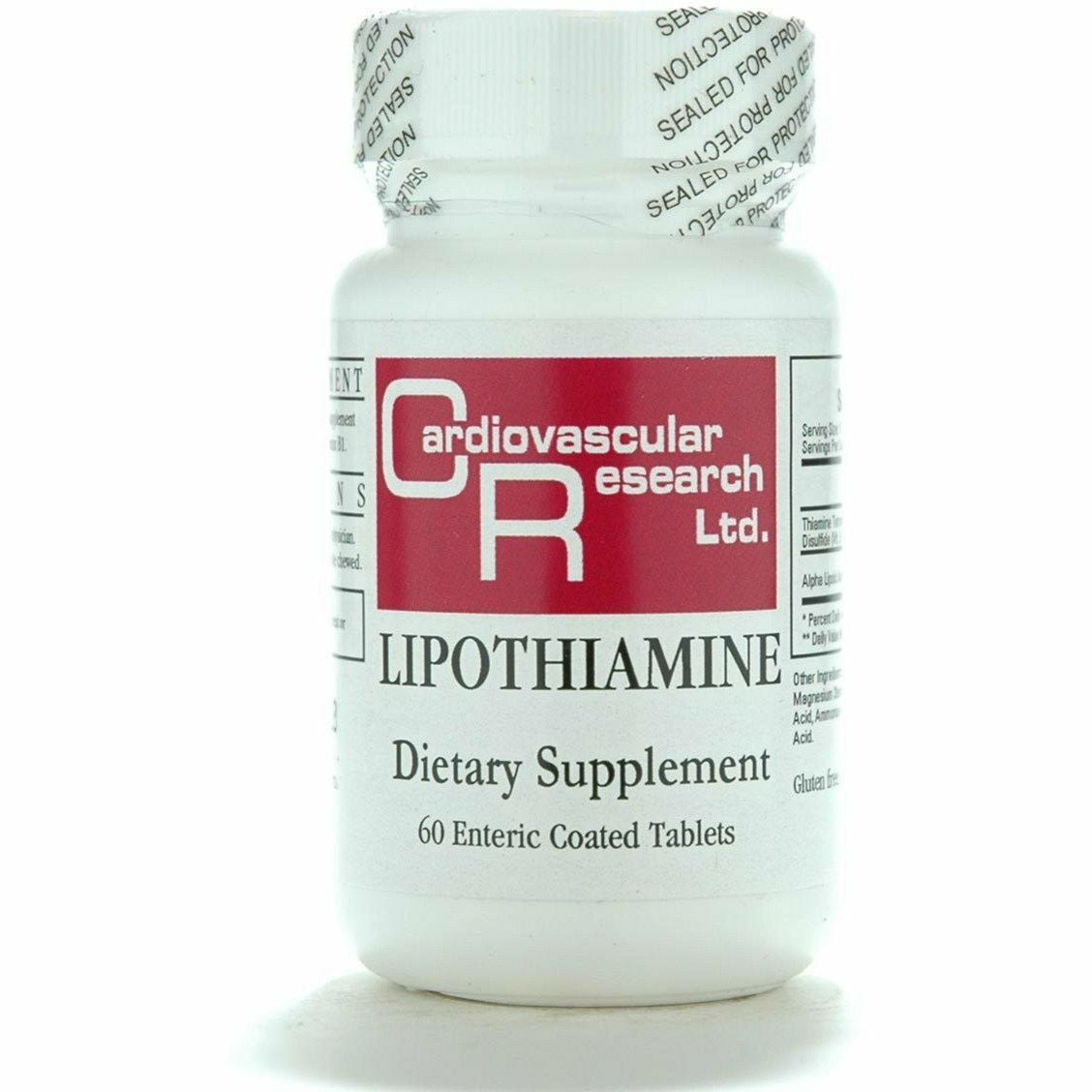 Cardiovascular Research/Ecological Formulas Lipothiamine 60 tablets