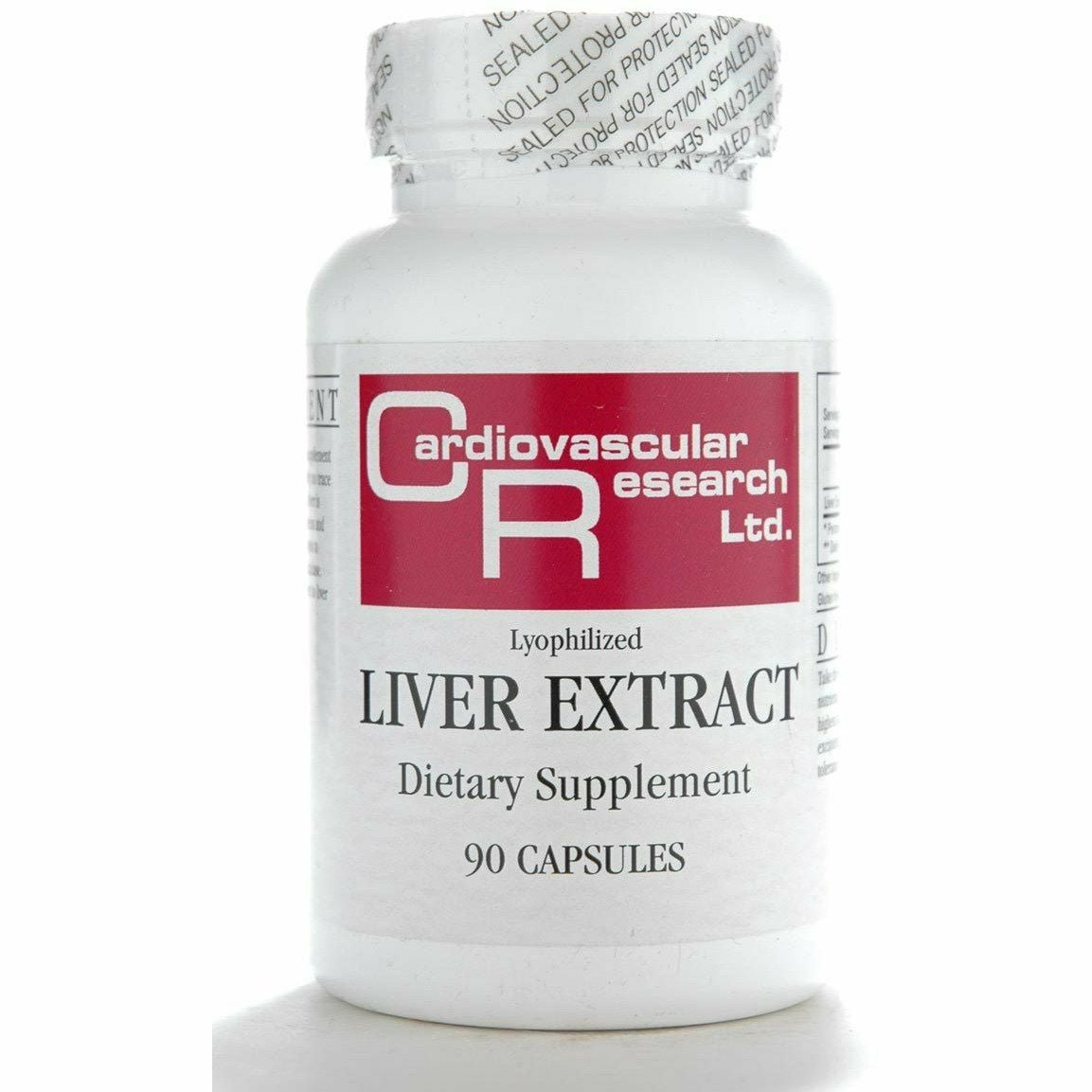 Ecological Formulas Liver Extract Lyophilized 90cp