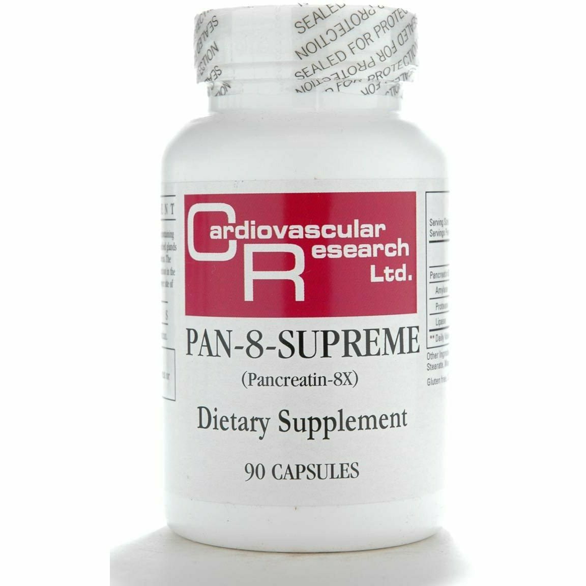 Ecological Formulas - Pan-8-Supreme (Pancreatin-8X) 90 caps