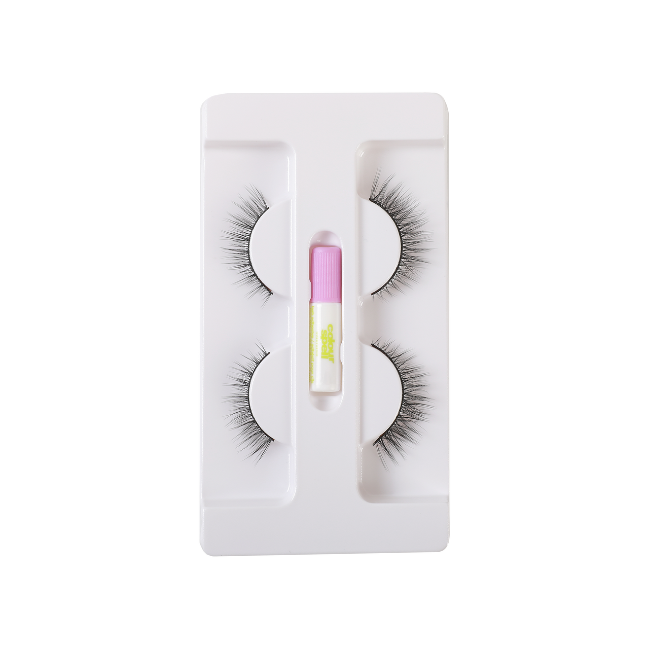 False Eyelashes with Adhesive