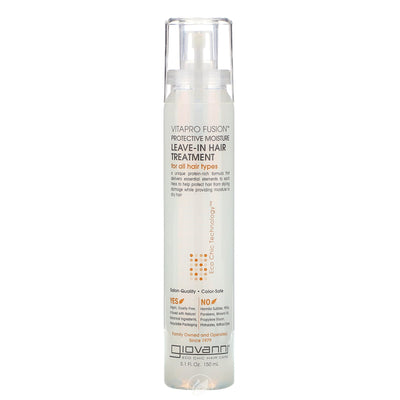 GIOVANNI- Eco Chic VitaPro Fusion Leave-In Hair Treatment- Protective Moisture for All Hair Types (5.1 Ounce)