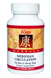 Kan Herbs - Meridian Circulation 120 tabs bottle