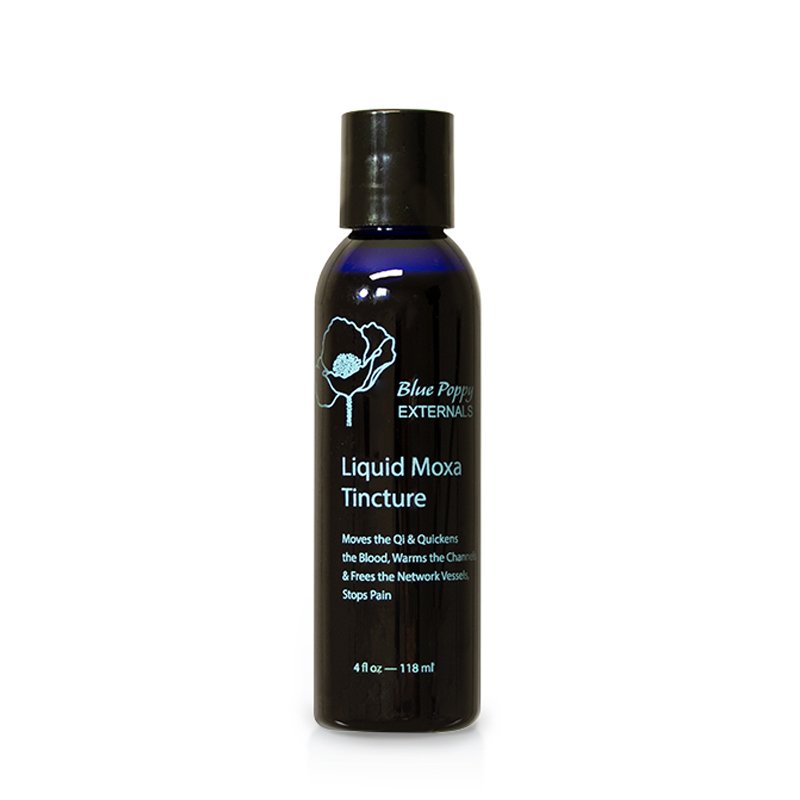 Liquid Moxa Liniment (4 Fl Oz) - Blue Poppy bottle