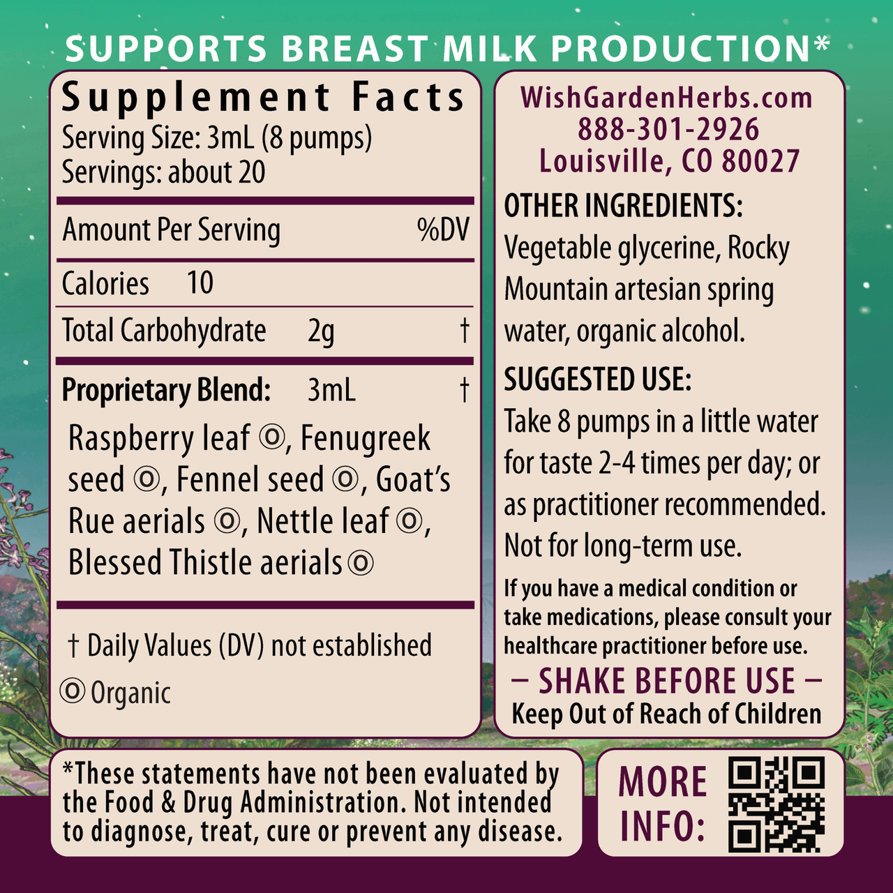 Milk Rich, Supply Booster