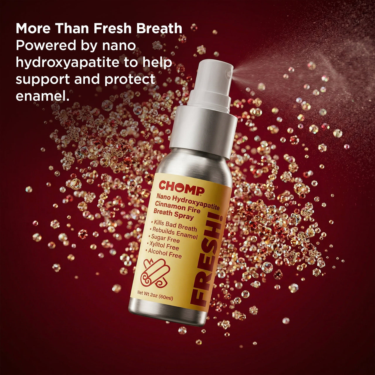 FRESH! Nano Hydroxyapatite Cinnamon Fire Breath Spray