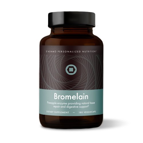 D'Adamo Nutrition - Bromelain 180c Supplement Facts