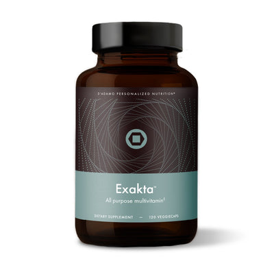 Exakta 120 Vegetarian Capsules by D'Adamo Personalized Nutrition