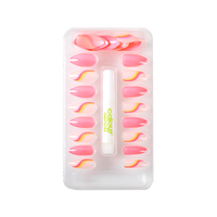 Press On Nails & Glue - Hot Pink