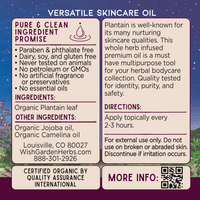 Plantain Oil, Calm & Restore