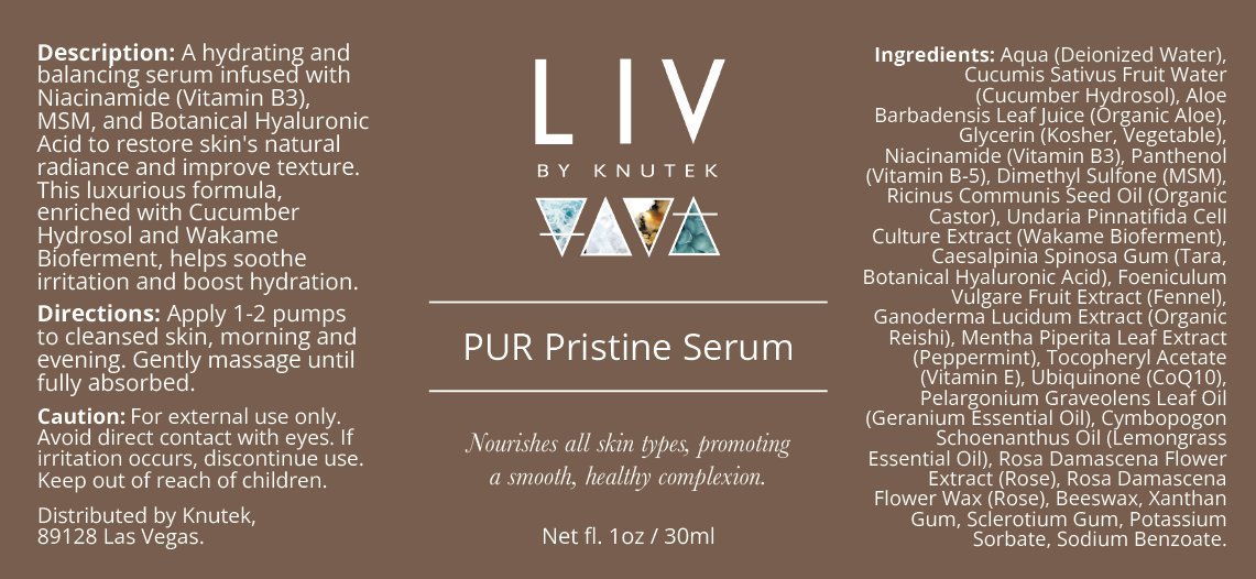 LIV By kNutek 100% Pure Oxygen Plasma, 1 oz (30 ml) bottle