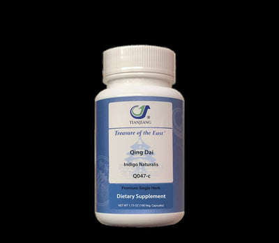 Treasure of the East, Indigo - Qing Dai Capsules   100 Capsules