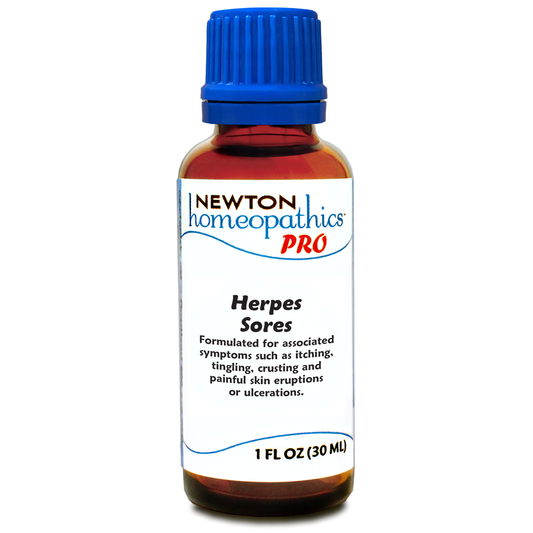 Newton Homeopathics - PRO - Herpes Sores - 1 FL OZ (30 ML) - EXP 12/2028