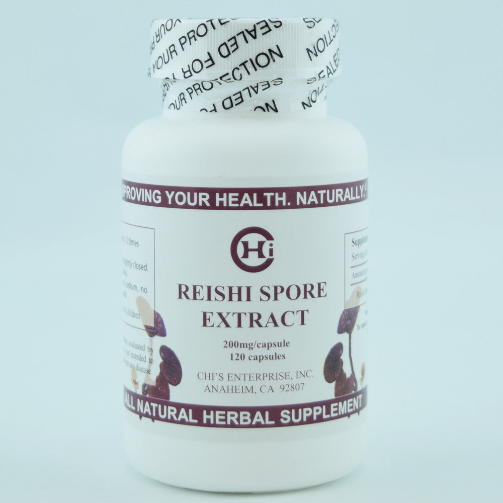 Reishi Spore Extract - 120 caps., (Chi's Enterprise) bottle