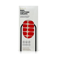 Red Solid Gel Nail Wrap