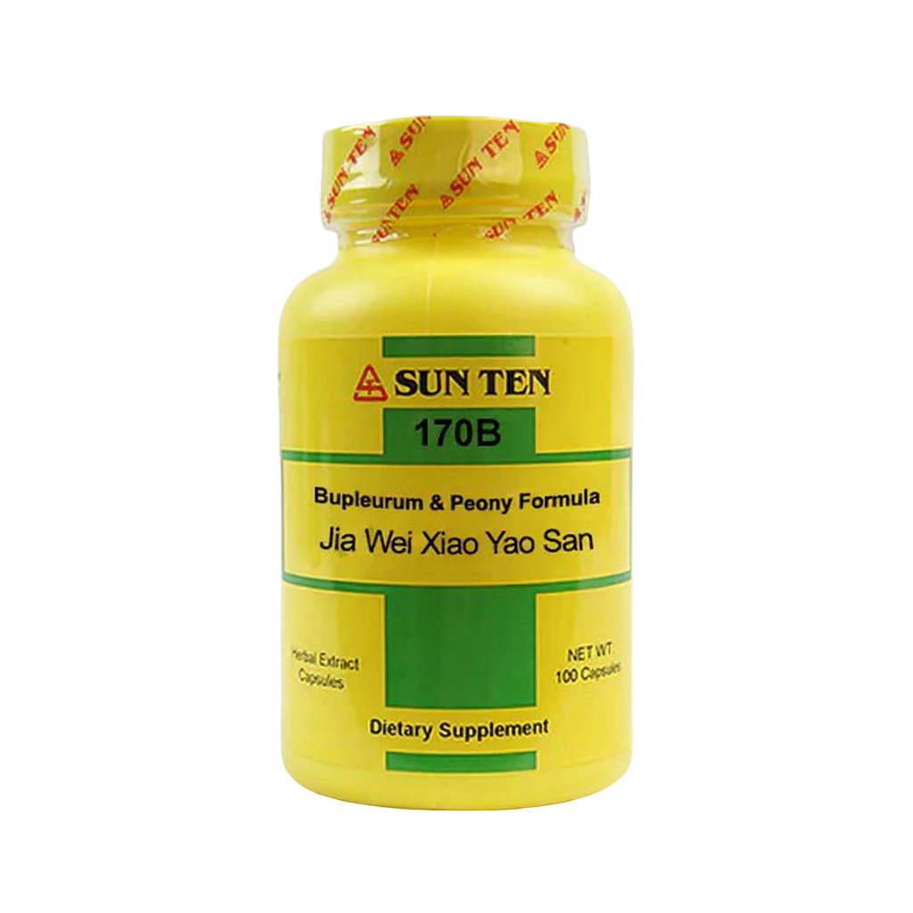 Sun Ten-Bupleurum & Peony Formula, 100 Capsules, 170B Jia Wei Xiao Yao San