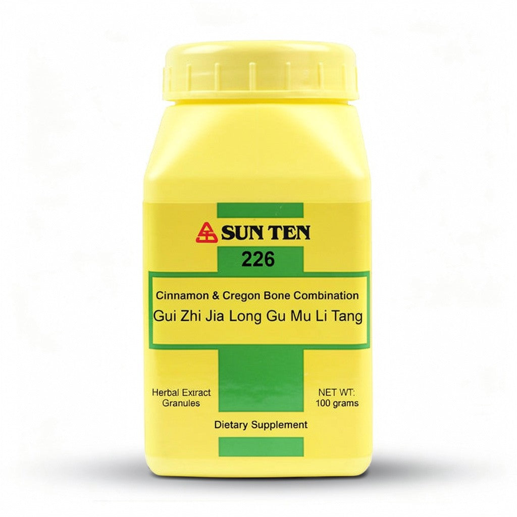 Sun Ten - Cinnamon & Dragon Bone COMBINATION GUI Zhi Jia Long Gu Mu Li Tang Concentrated Granules 100g 226