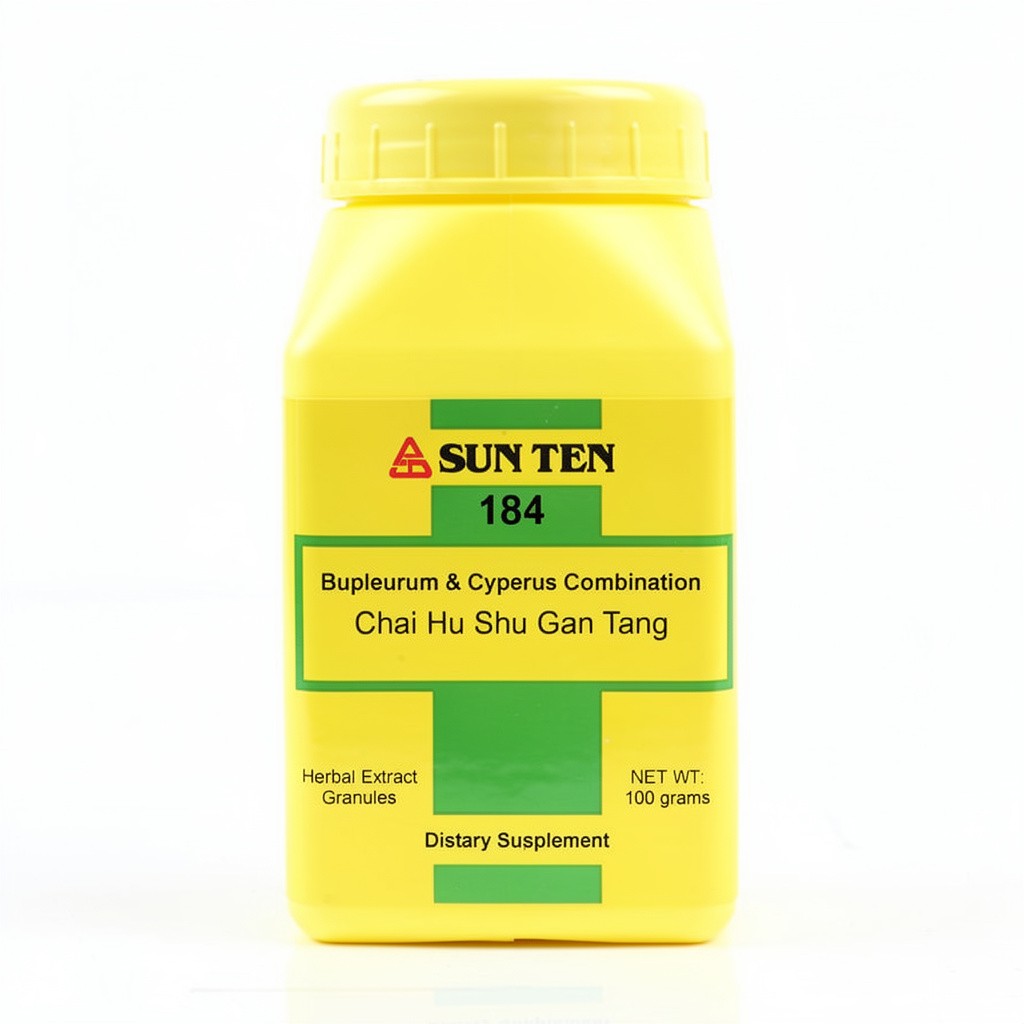 Sun Ten - BUPLEURUM & Cyperus COMBINATIO Chai Hu Shu Gan Tang 184 Concentrated Granules 100g