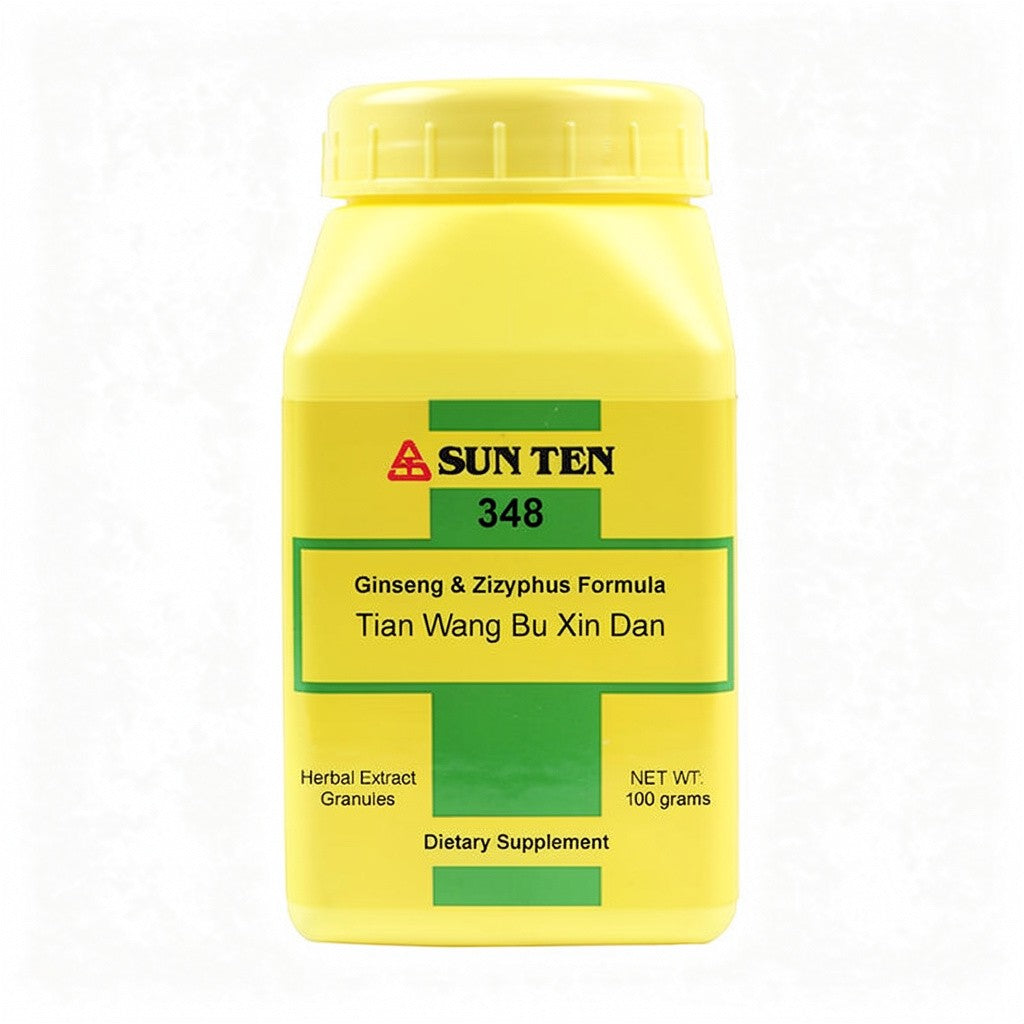 Sun Ten-Ginseng & Zizyphus Formula, 100gm Granule, 348 Tian Wang Bu Xin Dan