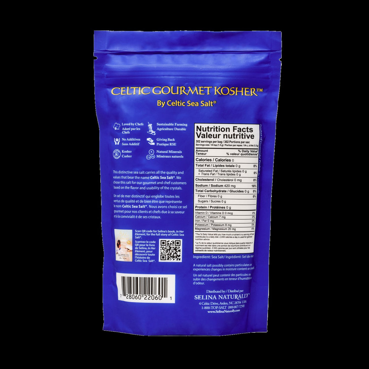 Celtic Sea Salt Gourmet Kosher, 16 Ounce bottle
