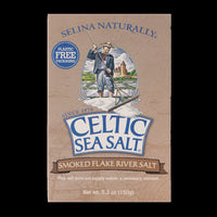 Celtic Sea Salt Smoked Flake Salt 5.3 Oz (150 G), Natural, Slowly Smoked Over Oak, Handcrafted, Gourmet, Salt Flakes, Salty, 5.3 Oz (Pack of 1)