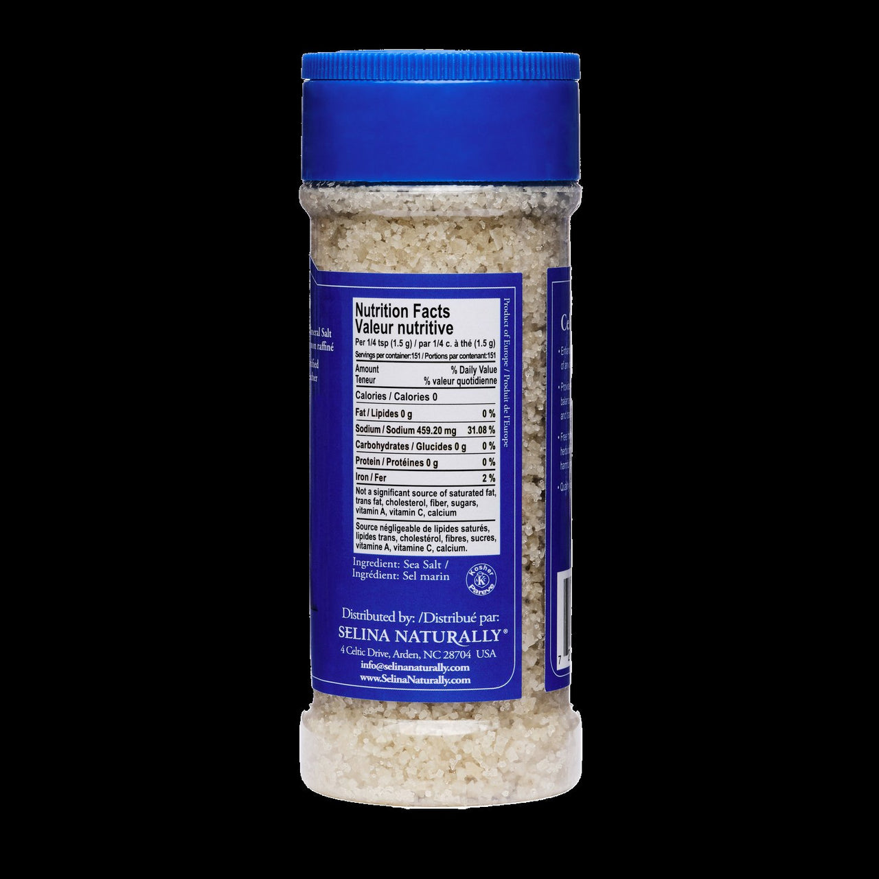 Celtic Sea Salt Lt Grey Shaker bottle