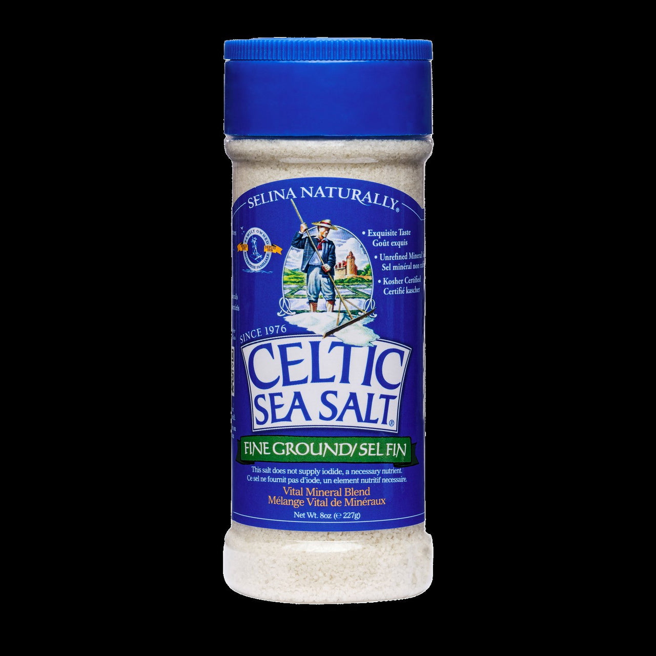 Celtic Sea Salt Fine Ground - 8 oz Shaker