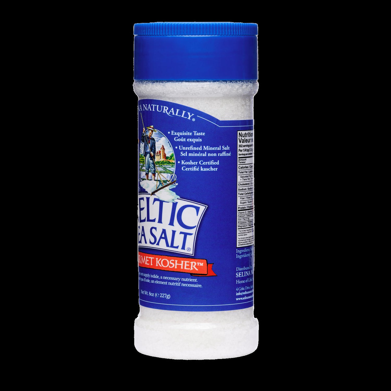 Celtic Sea Salt Gourmet Kosher Salt, shaker, 0.5-pound(pack of 1) bottle