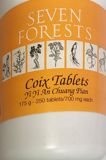Coix Tablets bottle