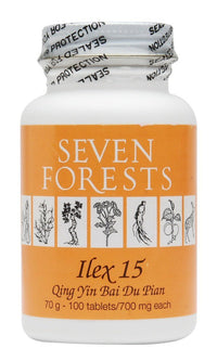 Ilex 15 - Seven Forests - 100 Tablets - 700 Mg.