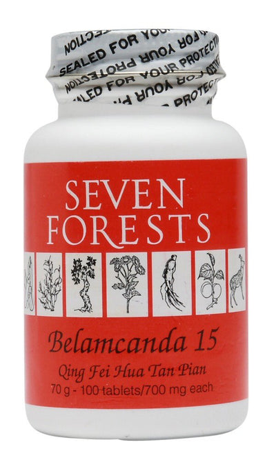 Seven Forests - Belamcanda 15 /Qing Fei Hua Tan Pian, 100 Tablets