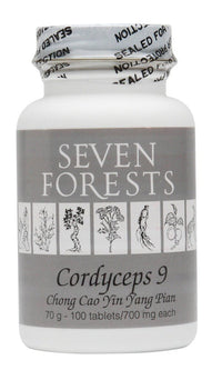 Cordyceps 9 by Seven Forests, 100 Tablets